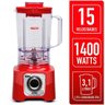 Liquidificador Arno Power Max Ln63 1400w Jarra 3,1l Vermelho 127v - 4