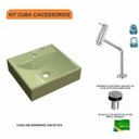 Ver imagem 3 de Kit Cuba Q39 com Torneira Pratika 1060 Metal e Válvula Click 1"b Pol. Compace