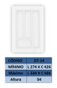 Ver imagem 2 de Organizador de Gavetas e Talher Cinza até 33x48 Og-14