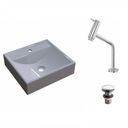 Ver imagem 2 de Kit Cuba Q39 com Torneira Pratika 1060 Metal e Válvula Click 1"g Pol. Compace