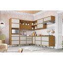 Ver imagem 7 de Paneleiro de Cozinha Baronesa c/ 2 Portas e 3 Gavetas (1 Forno) Freijo/Off White - Nesher