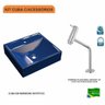 Kit Cuba Q39 com Torneira Pratika 1060 Metal 1/4 Volta Compace - 2