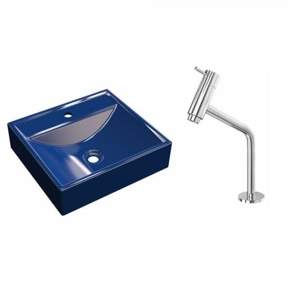 Kit Cuba Q39 com Torneira Pratika 1060 Metal 1/4 Volta Compace - 3