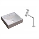 Ver imagem 3 de Kit Cuba Q39 com Torneira Pratika 1060 Metal 1/4 Volta Compace