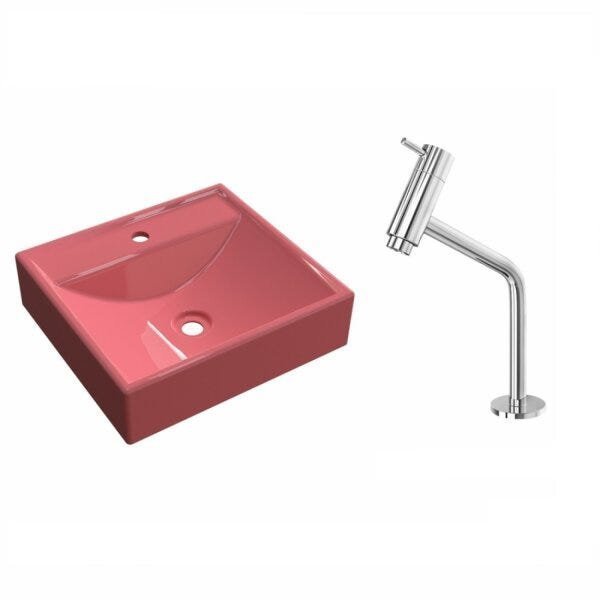 Kit Cuba Q39 com Torneira Pratika 1060 Metal 1/4 Volta Compace - 2