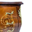 Ver imagem 7 de Cômoda Clássica 3 Gavetas Marchetada 73x65x40