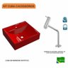 Kit Cuba Q39 com Torneira Pratika 1060 Metal 1/4 Volta Compace - 3