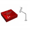 Ver imagem 2 de Kit Cuba Q39 com Torneira Pratika 1060 Metal 1/4 Volta Compace