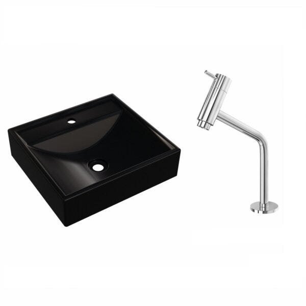 Kit Cuba Q39 com Torneira Pratika 1060 Metal 1/4 Volta Compace - 2