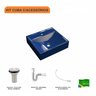 Kit Cuba Q39 com Válvula, Sifão Pvc e Flexível Compace - 3