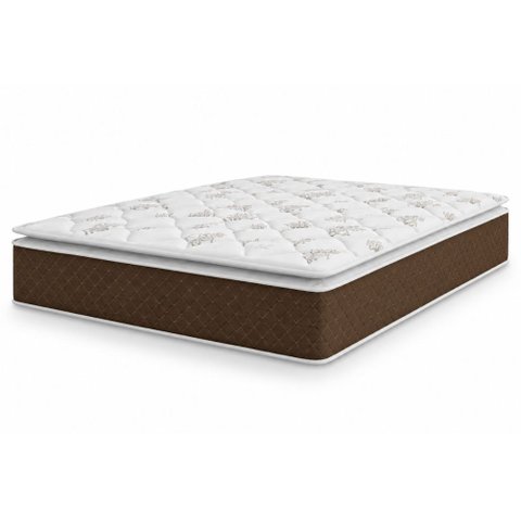 Colchão Queen Umaflex Umaflex Molas Ensacadas Pillow Top Martino 158x198x25 - Suporta até 120kg por