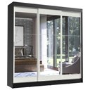 Ver imagem 2 de Guarda-roupa Casal Madesa Istambul 3 Portas de Correr de Espelho 3 Gavetas