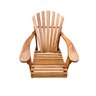 Cadeira Adirondack Pavão Madeira Maciça Lisa Confortável Decoração - 3