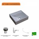 Ver imagem 3 de Kit Cuba Q39 com Válvula Click, Sifão Pvc e Flexível Compace