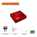 Ver imagem 3 de Kit Cuba Q39 com Válvula Click, Sifão Pvc e Flexível Compace