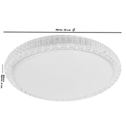 Plafon LED Acrilico Efeito Estrelado Slim Redondo 6000K - 3