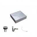 Ver imagem 2 de Kit Cuba Q39 com Válvula Click, Sifão Cromado e Flexível Compace