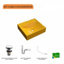 Ver imagem 3 de Kit Cuba Q39 com Válvula Click, Sifão Pvc e Flexível Compace