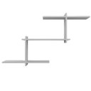 Ver imagem 1 de Nicho Decorativo Estilo 90 X 9 X 45cm Nb-90459:branco