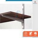 Ver imagem 4 de Kit 12 Un Suporte Prateleira Cremalheira Para Trilho Branco Starfer 40cm