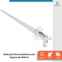 Ver imagem 3 de Kit 12 Un Suporte Prateleira Cremalheira Para Trilho Branco Starfer 40cm