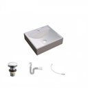 Ver imagem 2 de Kit Cuba Q39 com Válvula Click, Sifão Pvc e Flexível Compace