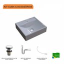 Ver imagem 3 de Kit Cuba Q39 com Válvula Click, Sifão Pvc e Flexível Compace