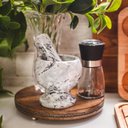 Ver mais imagens de Pilão Wolff de Mármore Cinza 11cm X 11cm