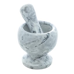 Pilão Wolff de Mármore Cinza 11cm X 11cm - 1