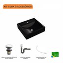 Ver imagem 3 de Kit Cuba Q39 com Válvula Click, Sifão Cromado e Flexível Compace