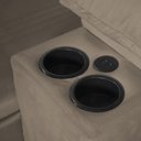 Ver imagem 7 de Sofá Retrátil Tesla 3,10m Usb e Porta Copo Suede