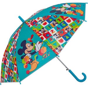 Guarda Chuva Mickey Disney - 4 a 12 anos - Reforçado Automatico - Mikei - Infantil - 48 cm raio - PA