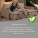 Ver imagem 6 de Sofá Cama Retrátil 220cm 04 Lugares Resplendor