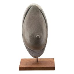 Escultura Obra de Arte Corpo Mulher Peça Única Certificado:basalto Rosa - 2