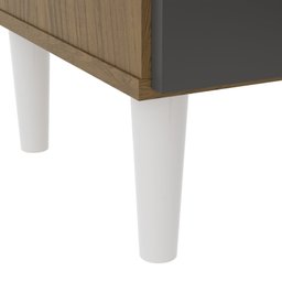 Armário de Cozinha Compacta 4 Portas Pés Plásticos e 1 Gaveta Cosina - 7