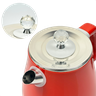 Chaleira Jarra Elétrica Colorida Colors 1.8 L Best Moderna Cor Vermelho 220v - 5