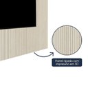 Ver imagem 4 de Rack com Painel para TV até 90 Polegadas 100% MDF com LED e Gavetas 224x250x38cm Cinza/Off White