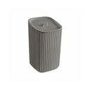 Ver imagem 4 de Kit 3 Peças Usual Banheiro Porta Escova Sabonete Algodão:cinza