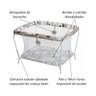 Cercado Berço Galzerano 3005 Compacto Desmontavel Chiqueirinho Infantil para Bebê Portatil com - PAN - 5