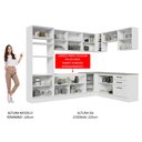 Ver imagem 6 de Armário de Cozinha Completa de Canto 479cm Branco Agata Madesa 01