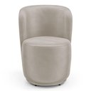 Ver mais imagens de Kit 02 Poltronas e 01 Namoradeira Orgânica Molly Veludo Bege - Desk Design