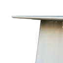 Ver imagem 2 de Mesa de Jantar Cone Orgânica Redonda 110x113 Cm Laqueado Off White Linn Design