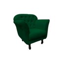 Ver imagem 4 de Poltrona Decorativa Dália Bouclé Verde
