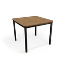 Ver imagem 1 de Mesa de Cozinha Reno c/ Tampo 90cm Preto/Nogueira - Kappesberg