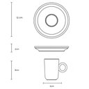 Ver imagem 6 de Aparelho de Jantar 30 Peças Cerâmica Porto Brasil Basic Pratos Xícaras Café com Pires Completo