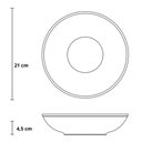 Ver imagem 4 de Aparelho de Jantar 30 Peças Cerâmica Porto Brasil Basic Pratos Xícaras Café com Pires Completo