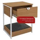 Ver imagem 4 de Mesa de Cabeceira com Uma Gaveta Industrial