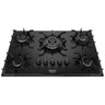 Cooktop Tripla Chama Itatiaia Itamaster 5 Bocas Vidro Temperado Preto Bivolt - 4