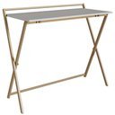 Ver imagem 1 de Escrivaninha Dobravel Estilo Industrial P1022 Arenas Dourado Pp
