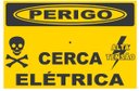 Ver imagem 1 de Placa Perigo Cerca Elétrica Alumínio Frente Verso Tam 15x10 - 50un